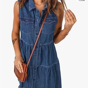 Jean dress, size medium,